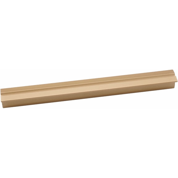 Alno A3001-8-CHP Lux 8" Center To Center Linear Flush Channeled Rectangular Cabinet Handle