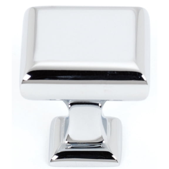 Alno A310-1-PC Manhattan 1" Cabinet Square Knob Polished Chrome