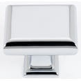 thumbnail image 1 of Alno A310-45-PC Manhattan 1-3/4" Cabinet Square Knob Polished Chrome, 1 of 2