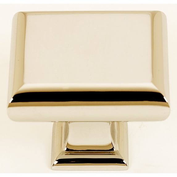 Alno A310-45 Manhattan 1-3/4" Elegant Square Solid Brass Cabinet Knob / Drawer Knob -