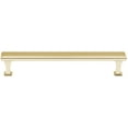 thumbnail image 1 of Alno A310-6 Manhattan 6" Center To Center Contemporary Flat Bar Solid Brass Cabinet Handle, 1 of 1