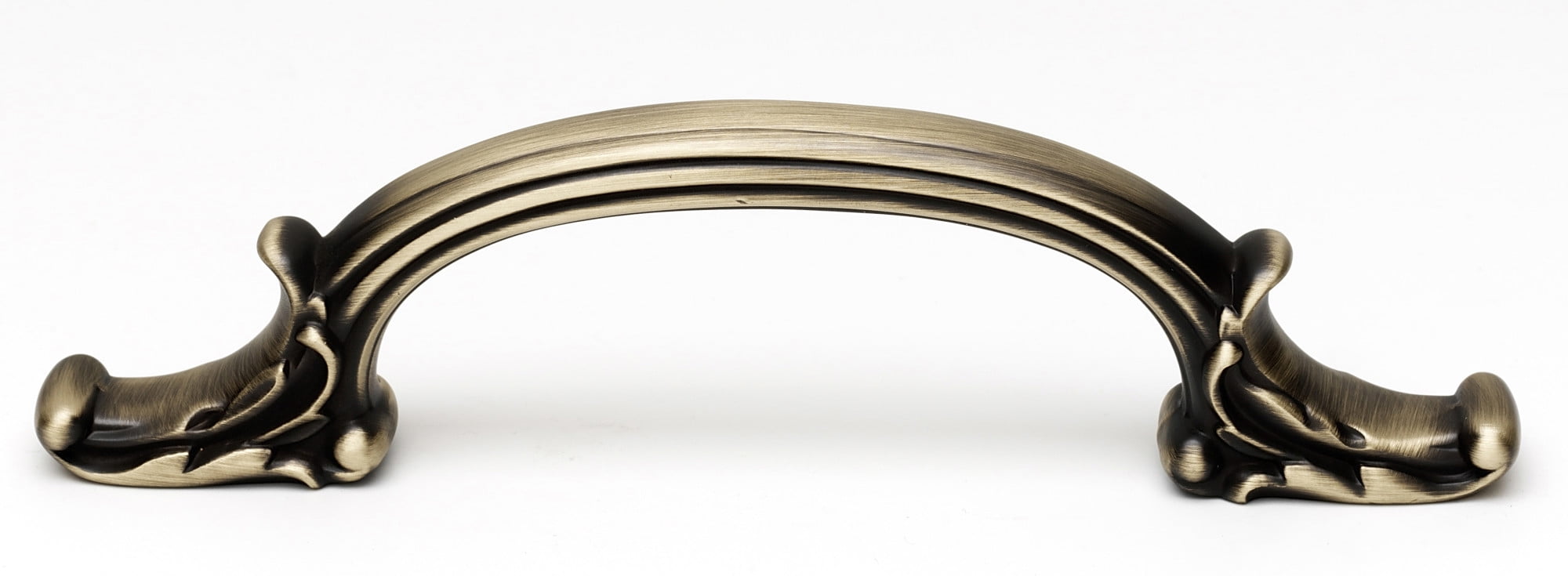 Traditional 4 3/4" Center Arch Pull, Antique English Matte