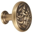thumbnail image 1 of Alno A3651-14-AEM Ornate 1-1/4 Inch Cabinet Knob Antique English Matte, 1 of 2