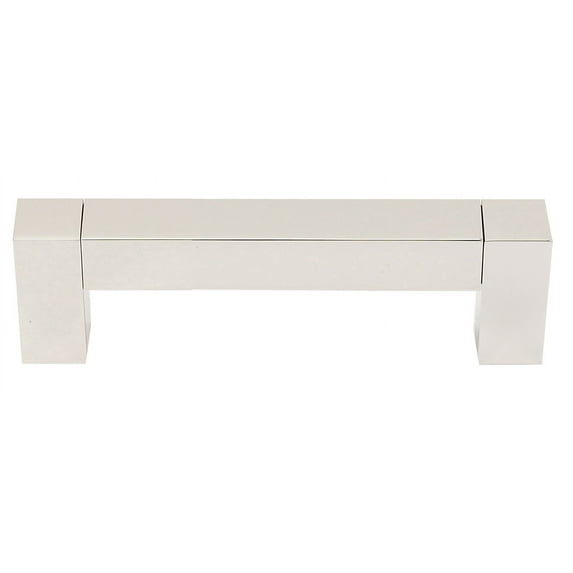 Block 3 1/2" Center Bar Pull, Polished Nickel