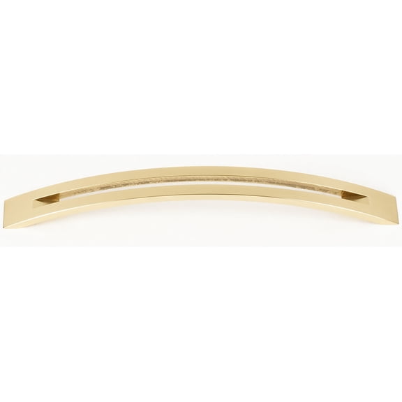 Alno A422-8-PB Split Top 8" Cabinet Pull Polished Brass