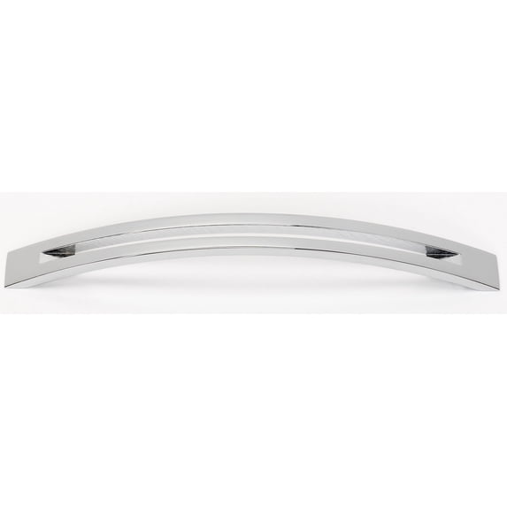 Split Top 8" Center Arch Pull, Polished Chrome