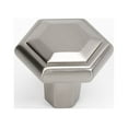 thumbnail image 1 of Alno A424-SN Nicole Cabinet Hexagon Knob Satin Nickel, 1 of 2