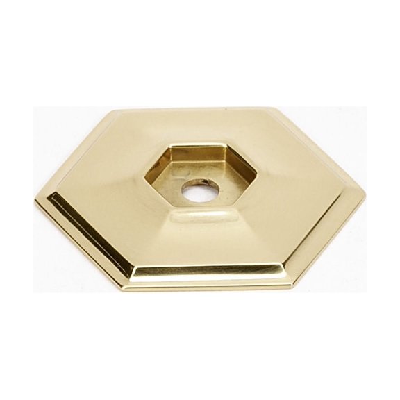 Alno A426-PB Nicole Cabinet Backplate for A424 Polished Brass