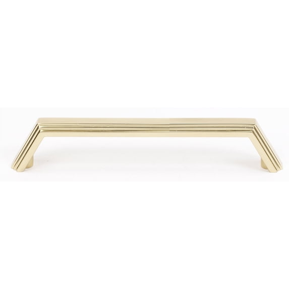 Alno A427-4-PB Nicole 4" Cabinet Pull Polished Brass