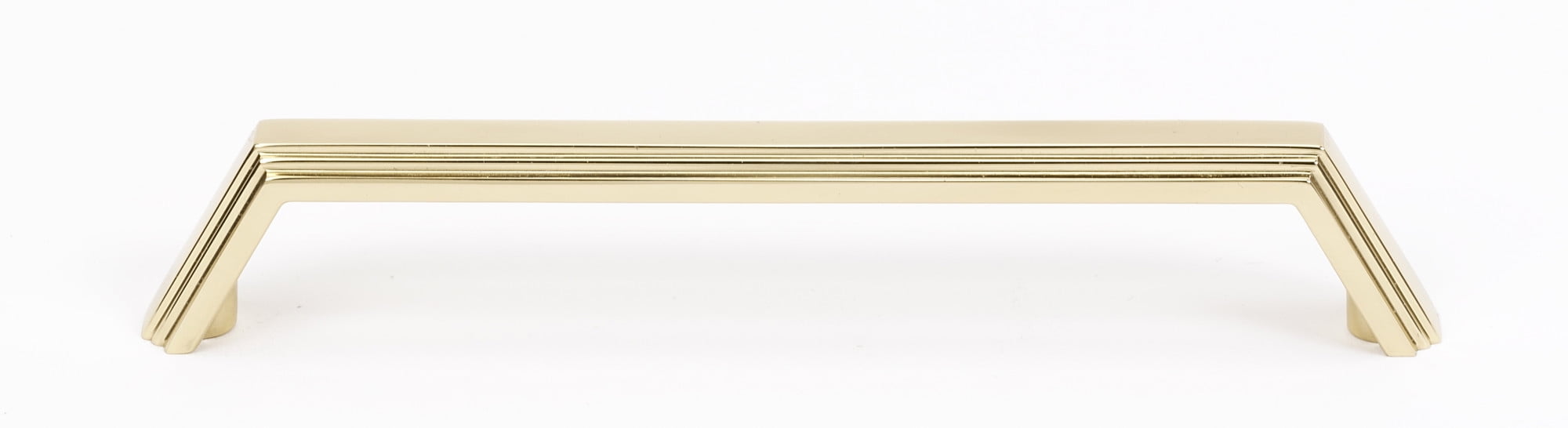 Alno A427-6-PB Nicole 6" Cabinet Pull Polished Brass