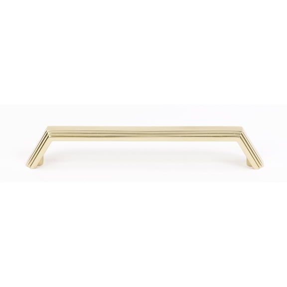 Alno A427-6-PB Nicole 6" Cabinet Pull Polished Brass