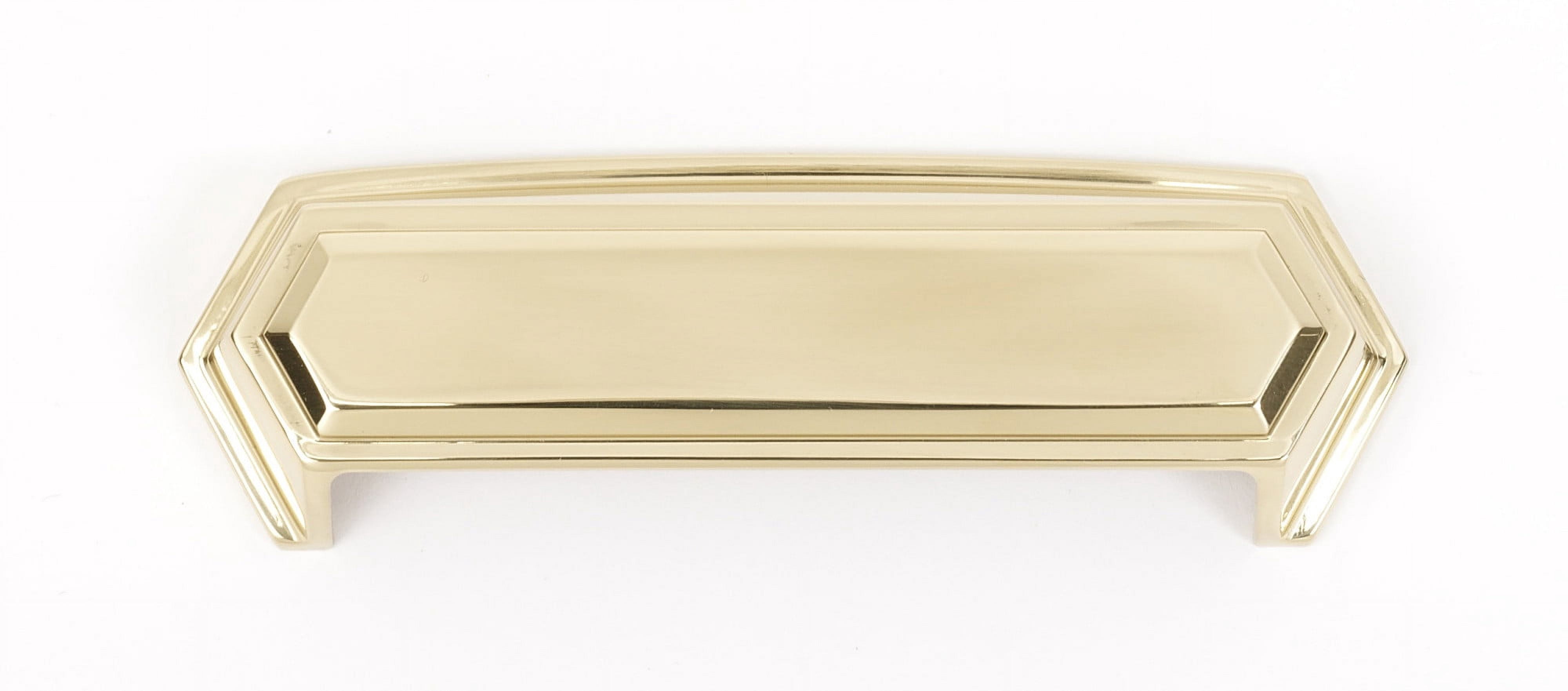 Alno A429-PB Nicole Cabinet Cup Pull Polished Brass