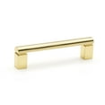 thumbnail image 1 of Alno A430-35 Vogue 3-1/2" Center To Center Designer Solid Brass Cabinet Handle / Drawer, 1 of 2