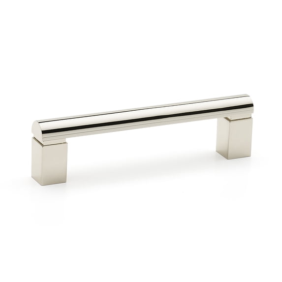 Alno A430-35-PN Vogue 3-1/2" Center To Center Designer Solid Brass Cabinet Handle / Drawer
