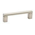 thumbnail image 1 of Alno A430-4-SN Vogue 4" Center To Center Solid Brass Bold Cabinet Handle / Drawer Pull -, 1 of 7