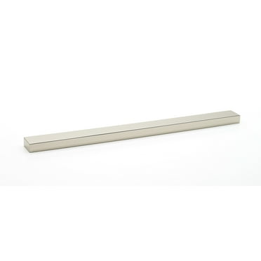 Alno A440-12 Tempo 12" Center To Center Modern Linear Solid Brass Large Cabinet Handle -