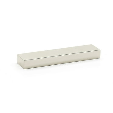 Alno A440-4 Tempo 4" Center To Center Modern Linear Solid Brass Flush Mount Block Cabinet