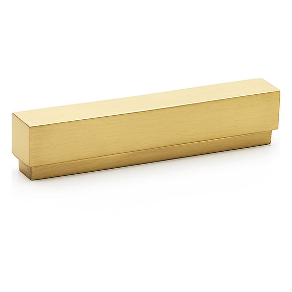 Alno A460-3-SB Simplicity 3" Center To Center Solid Brass Linear Flush Mount Rectangular