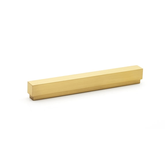 Alno A460-6-SB Simplicity 6" Center To Center Solid Brass Linear Flush Mount Block Cabinet