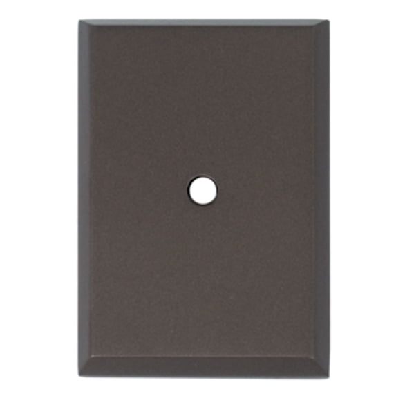 Alno A610-14-CHBRZ 1 1/4 Inch Rectangle Backplate Chocolate Bronze