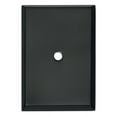 thumbnail image 1 of Alno A610-45-MB 1 3/4 Inch Rectangle Backplate Matte Black, 1 of 7