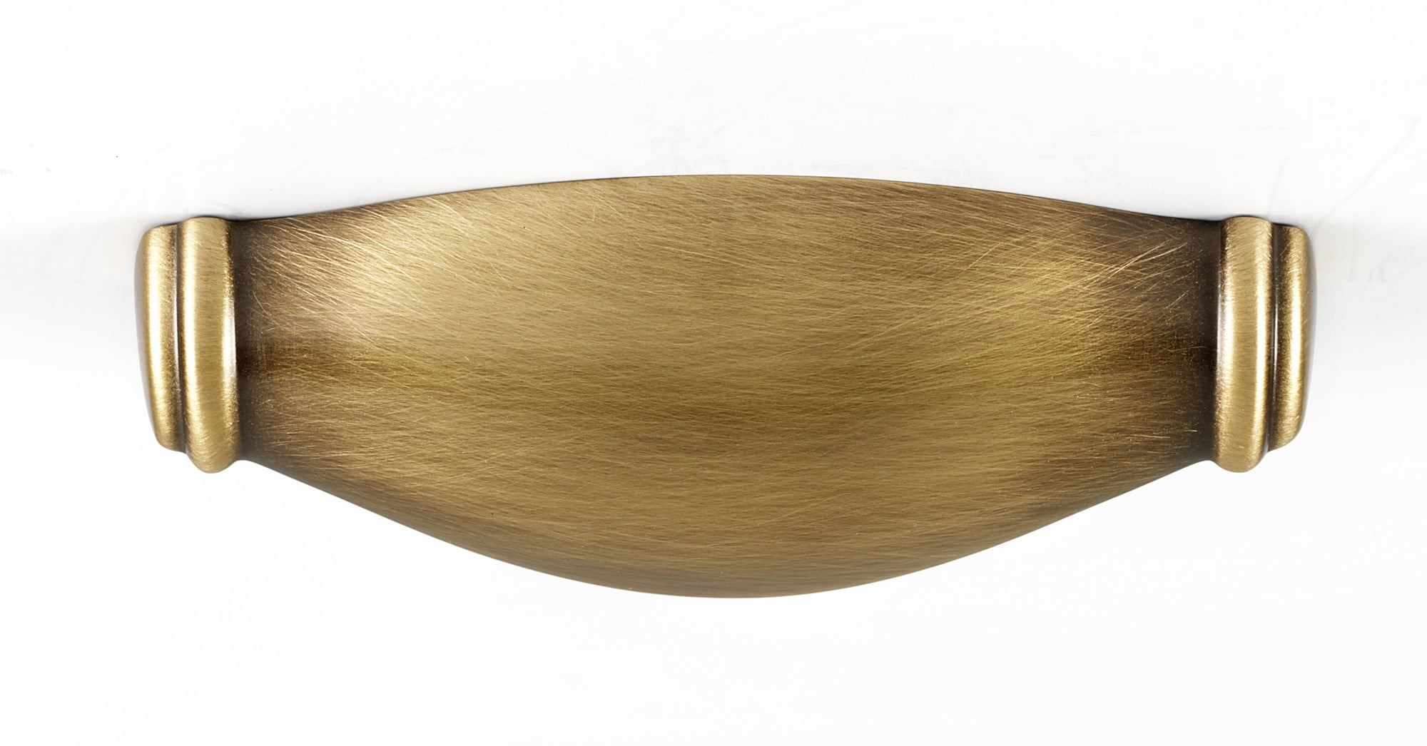 Alno A626-3-AE Charlie's 3" Center To Center Contemporary Solid Brass Cabinet Cup Pull /