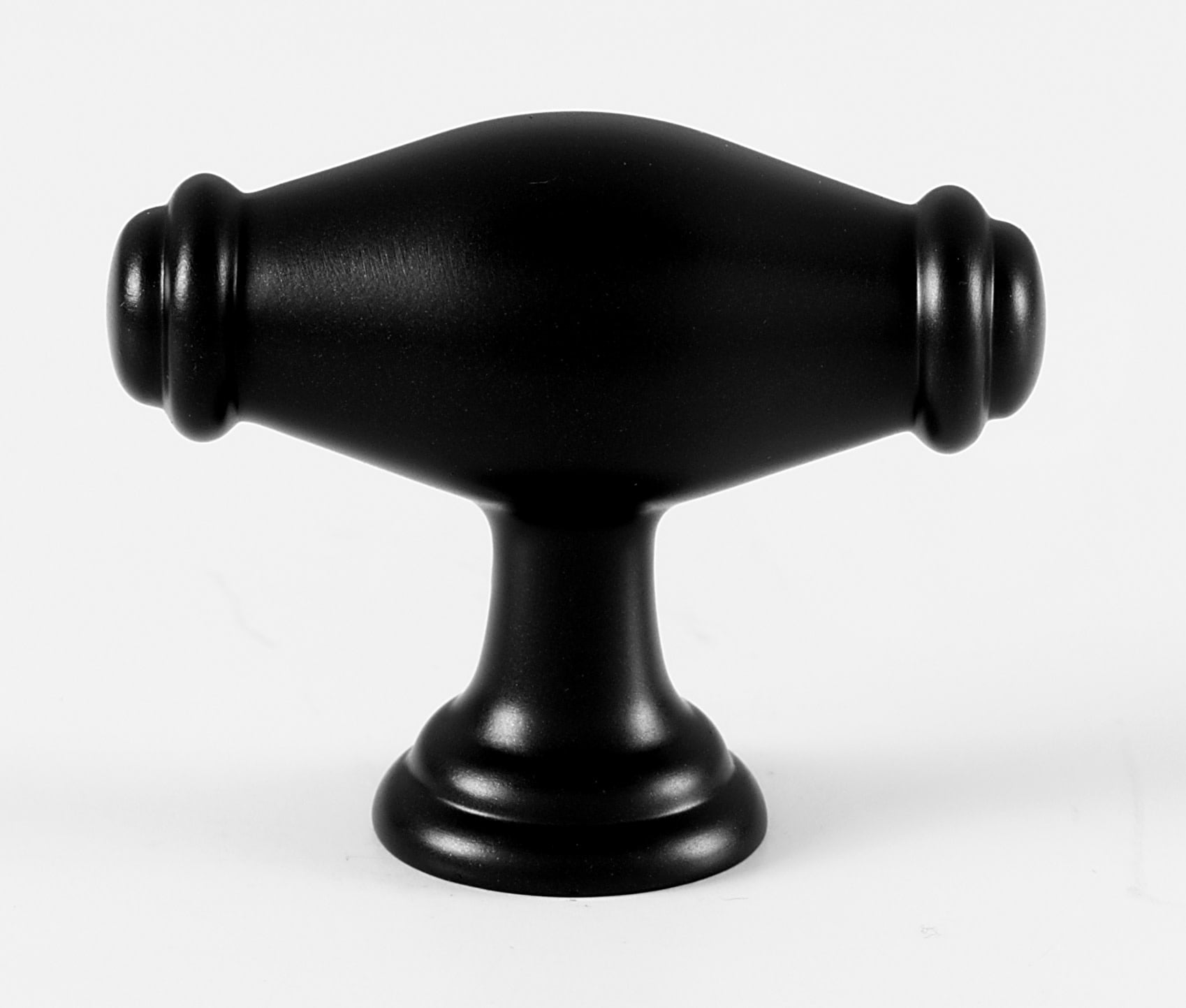 Alno A626-MB Charlies 1-3/4" Solid Brass "T" Bar Football Cabinet Knob / Drawer Knob -