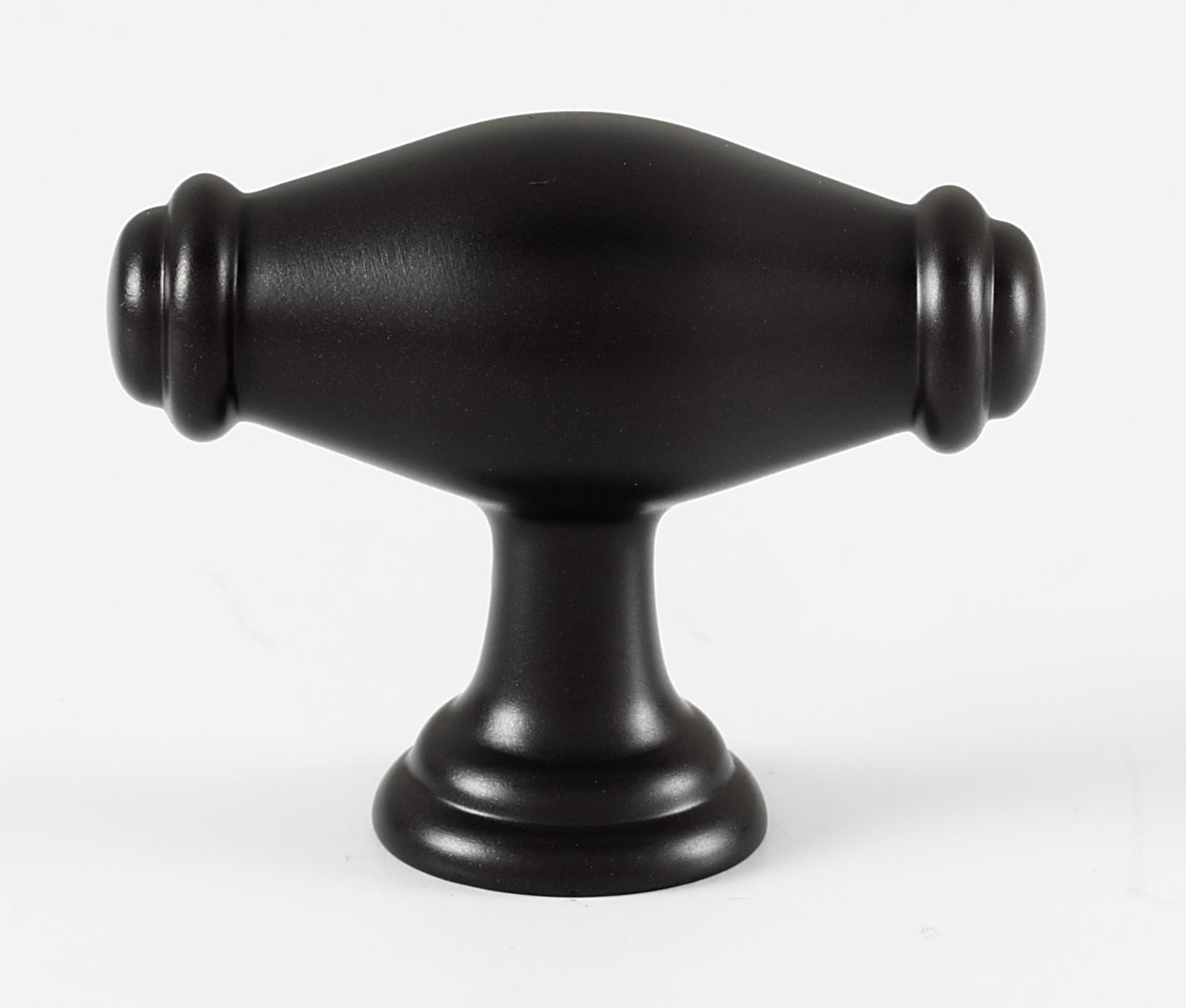Alno A626-BRZ Charlies 1-3/4" Solid Brass "T" Bar Football Cabinet Knob / Drawer Knob -