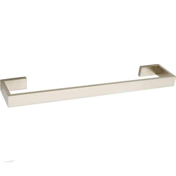 Alno A6420-24-PN Linear 24" Wide Solid Brass Modern Bathroom Towel Rod Bar - Nickel