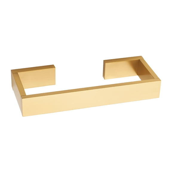 Alno A6420-8 Linear 8" Wide Solid Brass Modern Bathroom Towel Rod Bar - Brass