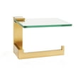 thumbnail image 1 of Alno A6465R-SB Linear 6" Wide Solid Brass Euro Modern Right Hand Slide Bar Toilet Paper, 1 of 1