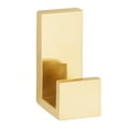 thumbnail image 1 of Alno A6482 Linear 1" Wide Solid Brass Modern Bathroom Robe Towel Hook - Brass, 1 of 1