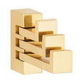 thumbnail image 1 of Alno A6485-PB Linear 5/8" Wide Solid Brass Modern Triple Swivel Arm Bathroom Robe Towel, 1 of 1