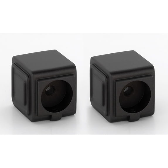 Alno A6546-CHBRZ Cube Shower Rod Mounting Bracket Set - Bronze