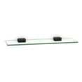 thumbnail image 1 of Alno A6550-18 Cube 18" Wide Glass Shelf - Bronze, 1 of 6