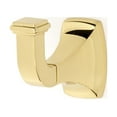 thumbnail image 1 of Alno A6580-PB Cube 1-1/4" Wide Modern Single Wall Mount Solid Brass Robe Bath Towel, 1 of 6