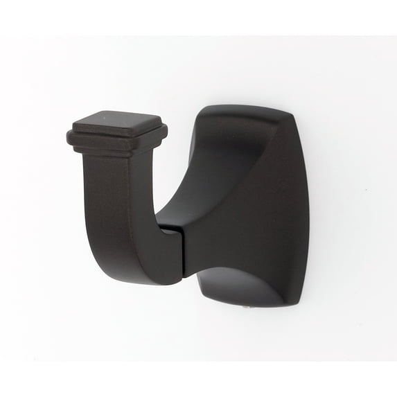 Alno A6580-CHBRZ Cube Bathroom Robe Hook Chocolate Bronze