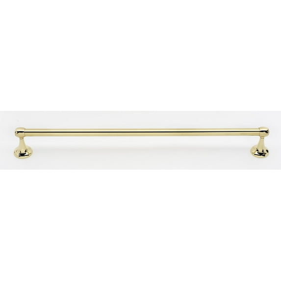Alno A6620-24 Royale 24" Wide Traditional Brass Bathroom Towel Bar Towel Rod - Brass
