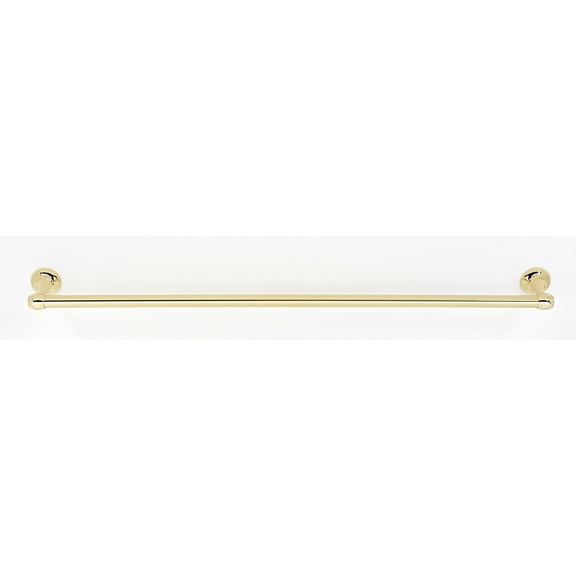 Alno A6620-30 Royale 30" Wide Traditional Brass Bathroom Towel Bar Towel Rod - Brass