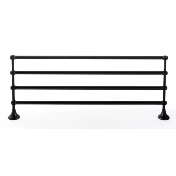 Alno A6626-24-CHBRZ Royale 26"W Solid Brass Wall Mounted Towel Rack - Bronze