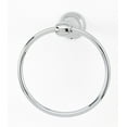 thumbnail image 1 of Alno A6640 Royale 6" Diameter Traditional Solid Brass Bathroom Towel Ring - Chrome, 1 of 6