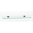 thumbnail image 1 of Alno A6650-24 Royale 24" Wide Glass Bathroom Shelf - Bronze, 1 of 6