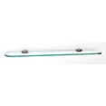 thumbnail image 1 of Alno A6650-24 Royale 24" Wide Glass Bathroom Shelf - Nickel, 1 of 6