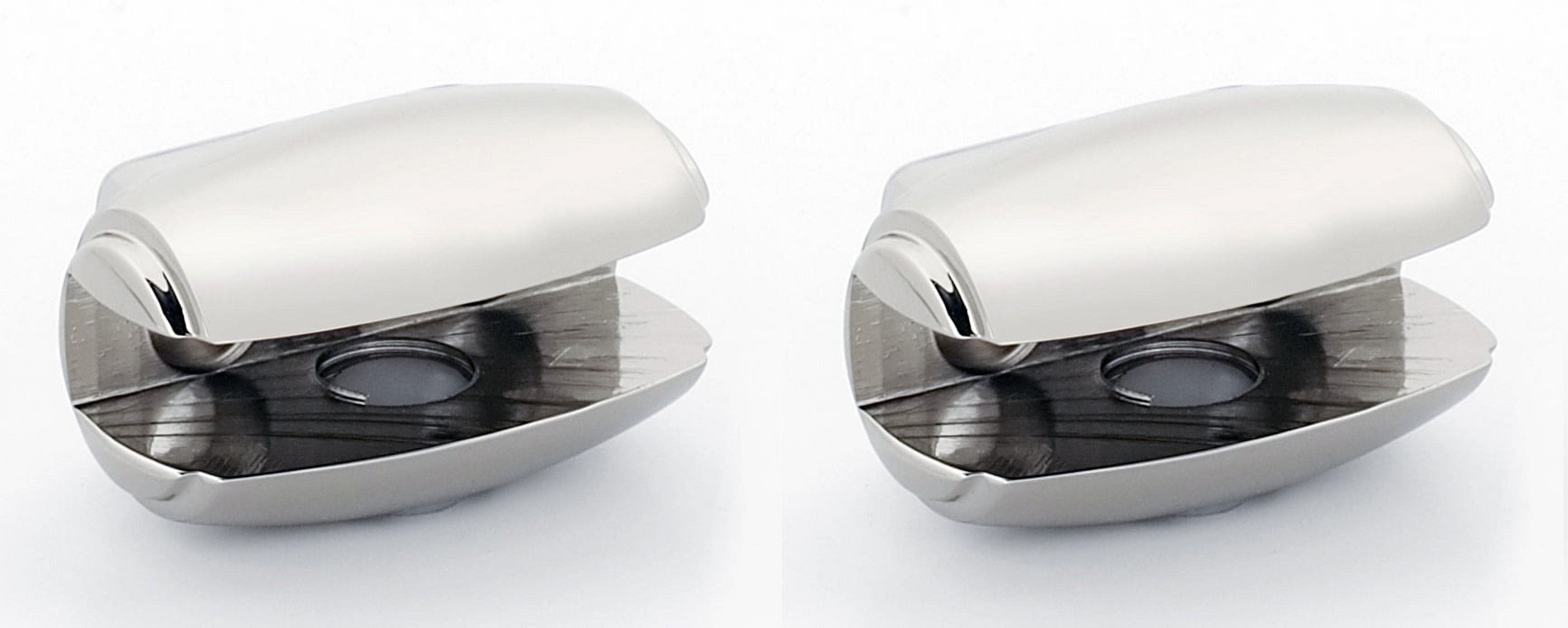 Alno A6650 Royale 15/8" Wide Glass Shelf Mounting Brackets Nickel