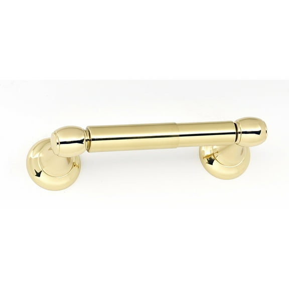 Alno A6660 Royale 6-1/4" Wide Horizontal Traditional Brass Toilet Paper Holder - Brass