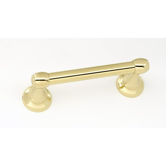 Alno A6662 Royale 6-1/4" Wide Horizontal Swing Bar Traditional Brass Toilet Paper Holder -