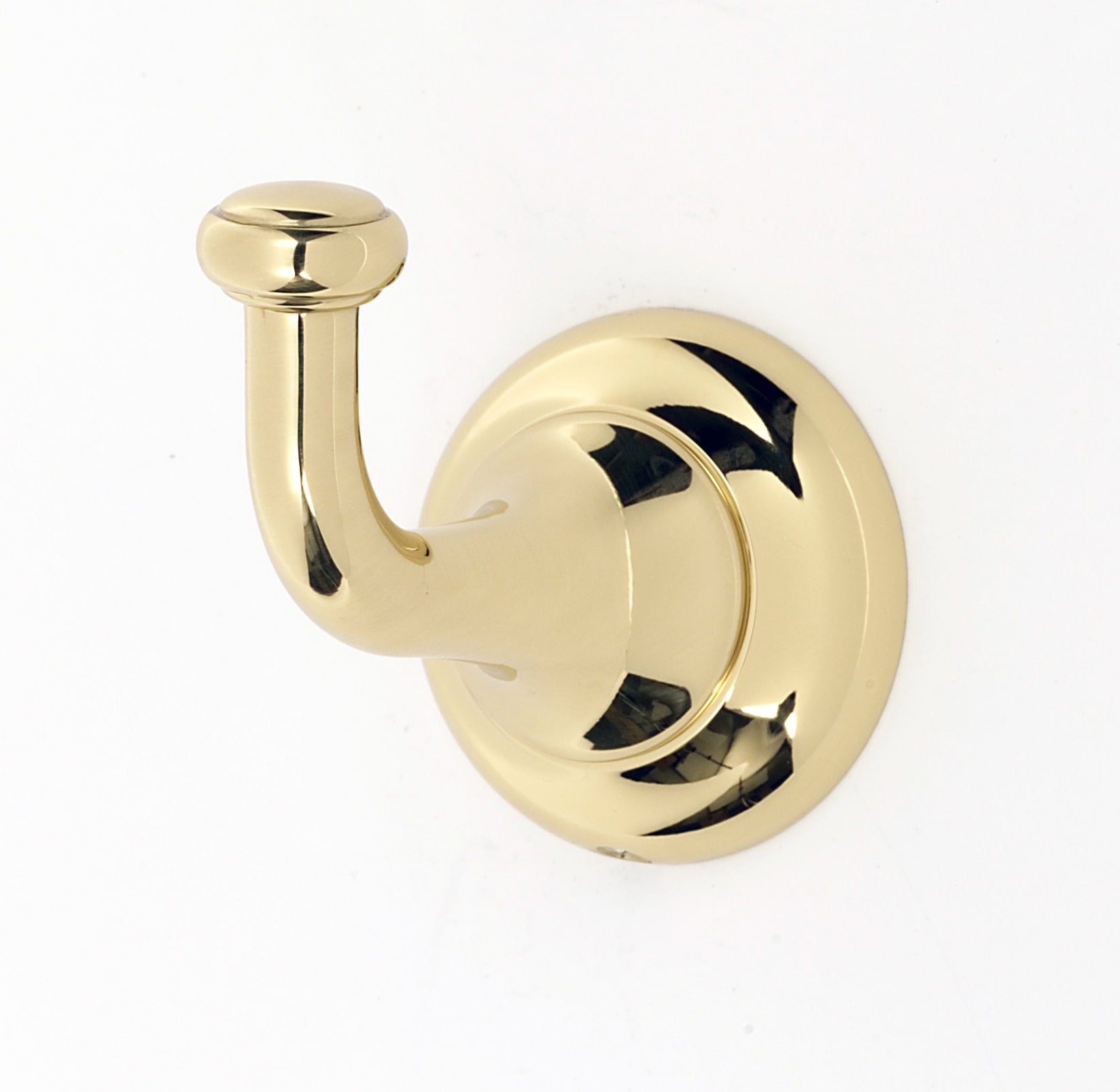 Polished Brass Contemporary Wall Mounted Robe Hook
