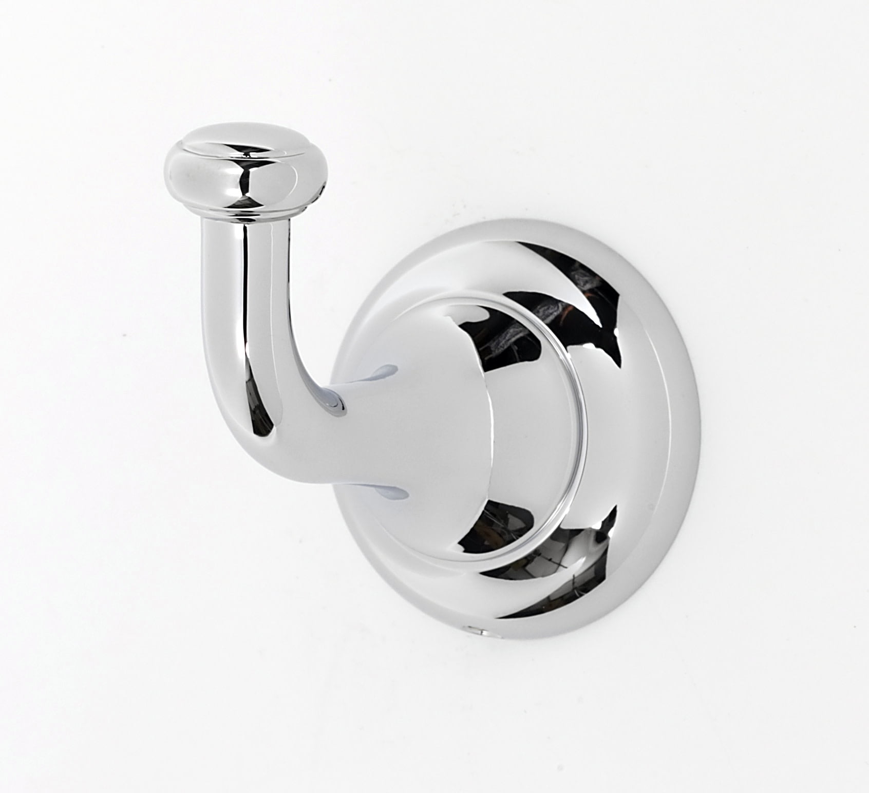 Polished Chrome Contemporary Solid Brass Wall Mounted Robe Hook