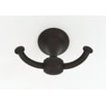thumbnail image 1 of Alno A6684-CHBRZ Royale 4-1/2" W Transitional Double Prong Solid Brass Bathroom Robe Towel, 1 of 6