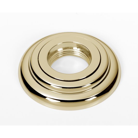 Alno A6724 Charlie's 3" Round Solid Brass Shower / Bath Grab Bar Anchor Mount - Brass